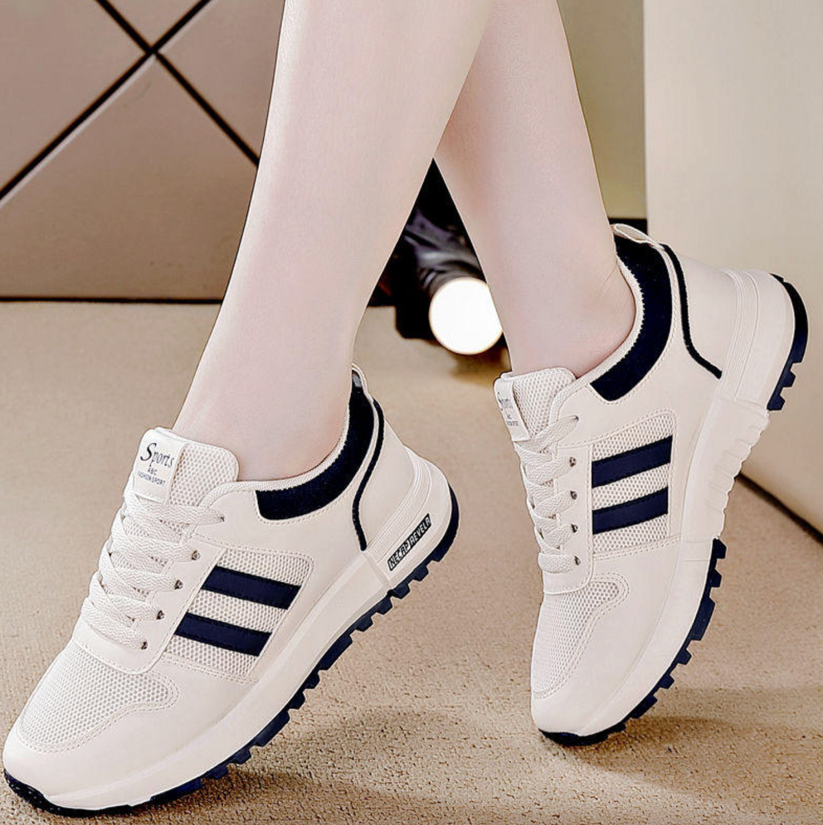 Women’s Breathable Sneakers – Lightweight Casual Walking & Everyday Shoes