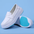 Women’s Breathable Hollow-Out Work Shoes – Lightweight Thick-Sole Nurse & Casual Shoes