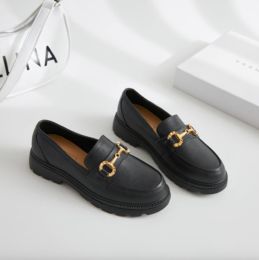 Women’s Platform Loafer Shoes – Casual Wedge Flat Walking Shoes with Thick Sole