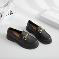Women’s Platform Loafer Shoes – Casual Wedge Flat Walking Shoes with Thick Sole